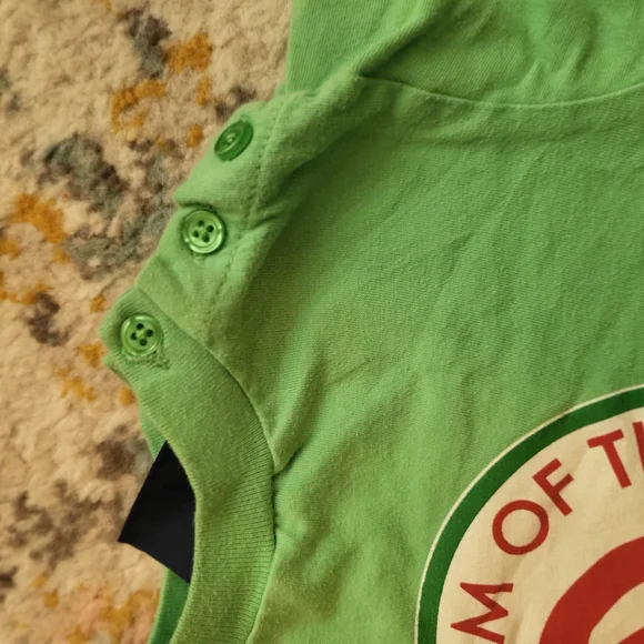 Rare Green Mini Boden Shirt with Tomato Print - Picture 2 of 4